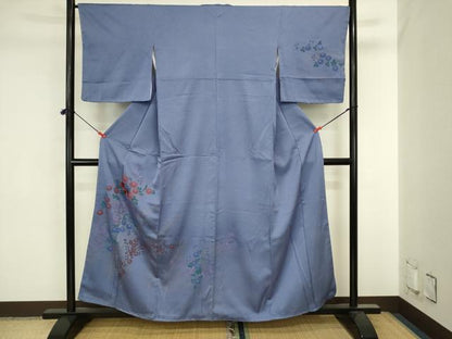 平和屋着物■訪問着　刺繍　草花文　金彩　正絹　逸品　未使用　DABJ2844ya