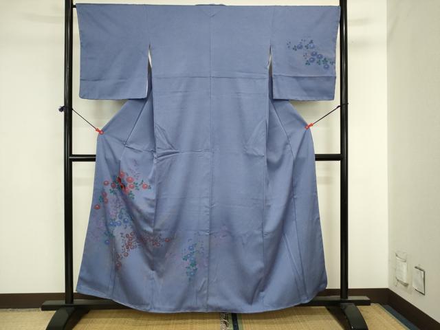 平和屋着物■訪問着　刺繍　草花文　金彩　正絹　逸品　未使用　DABJ2844ya