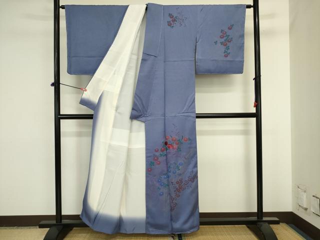 平和屋着物■訪問着　刺繍　草花文　金彩　正絹　逸品　未使用　DABJ2844ya