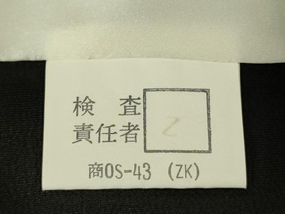 平和屋着物■豪華黒留袖　駒刺繍　花車文　金彩　正絹　逸品　DABJ2869ya