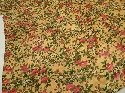 平和屋着物■上質な小紋　草花文　正絹　逸品　DABJ2872ya