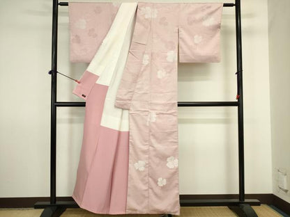 平和屋着物■上質な小紋　舞花文　高島屋扱い　正絹　逸品　DABJ2873ya