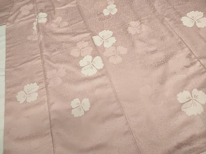 平和屋着物■上質な小紋　舞花文　高島屋扱い　正絹　逸品　DABJ2873ya