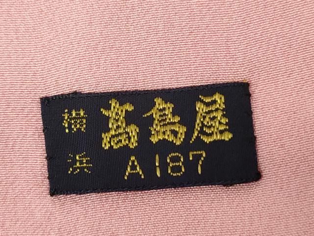 平和屋着物■上質な小紋　舞花文　高島屋扱い　正絹　逸品　DABJ2873ya