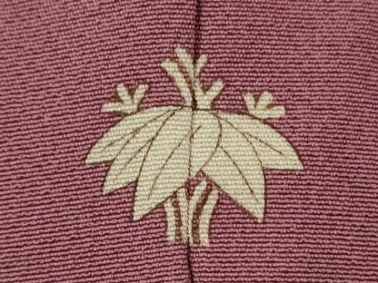 平和屋着物■上質な色無地　京紫色　正絹　逸品　DABJ2894ya