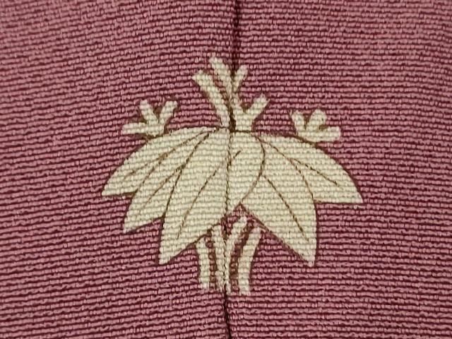 平和屋着物■上質な色無地　京紫色　正絹　逸品　DABJ2894ya