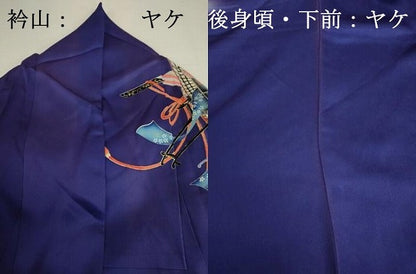 平和屋着物■豪華振袖　御所車花文　暈し染め　金彩　正絹　逸品　DABJ2908ya