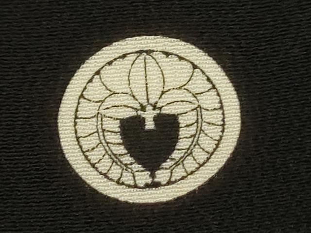 平和屋着物■豪華黒留袖　駒刺繍　飛鶴花文　暈し染め　金彩　正絹　逸品　DABJ2914ya