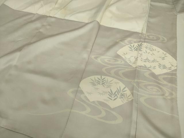 平和屋着物■豪華色留袖　刺繍　地紙風景花文　正絹　逸品　DABJ2917ya