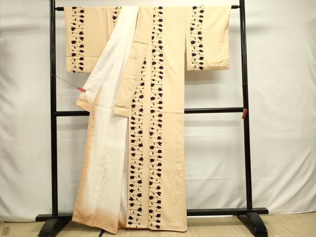 平和屋着物■訪問着　枝花文　正絹　逸品　DABJ2921ya