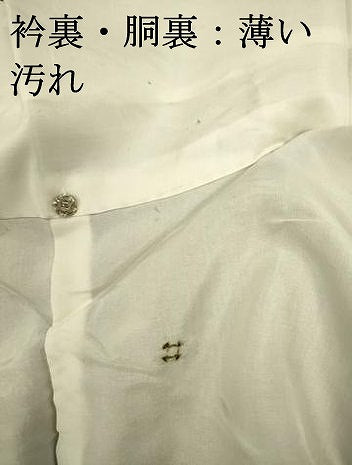 平和屋着物■上質な紬　間道　正絹　逸品　DABJ2934ya