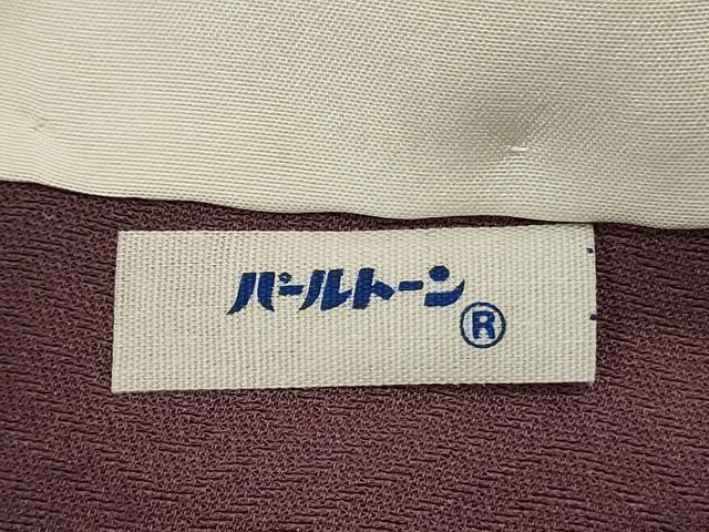 平和屋着物■上質な色無地　切嵌地紋　古代紫色　正絹　逸品　未使用　DABJ2937ya