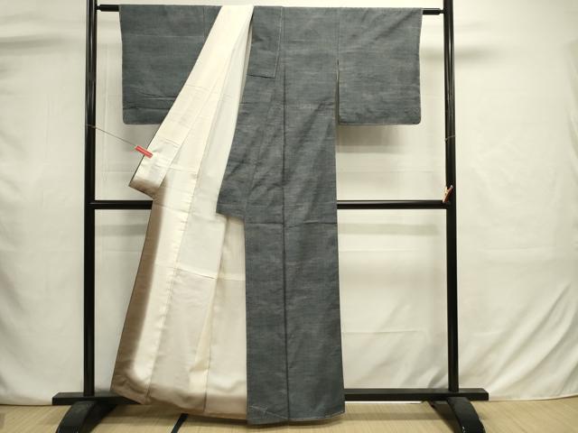 平和屋着物■上質な紬　間道　正絹　逸品　DABJ2940ya