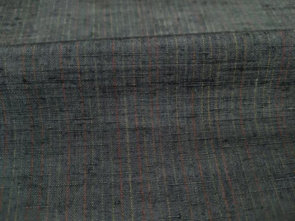 平和屋着物■上質な紬　間道　正絹　逸品　DABJ2940ya
