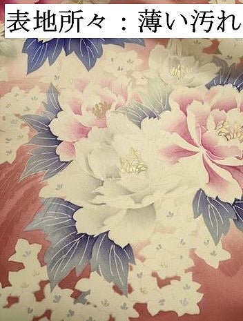 平和屋着物■豪華振袖　草花文　牡丹　暈し染め　金彩　正絹　逸品　DABJ2941ya