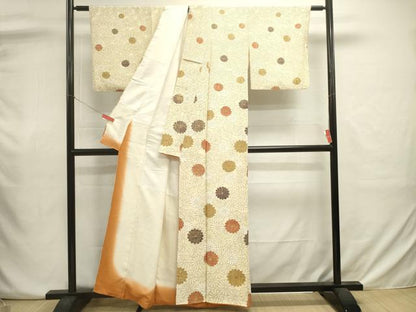 平和屋着物■訪問着　菊尽くし　金彩　正絹　逸品　DABJ2945ya