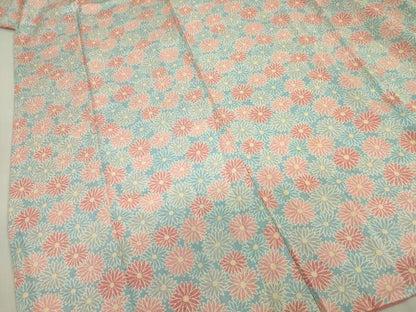 平和屋着物■上質な小紋　菊尽くし　正絹　逸品　DABJ2963ya