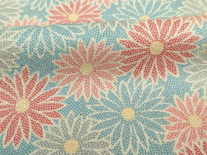 平和屋着物■上質な小紋　菊尽くし　正絹　逸品　DABJ2963ya