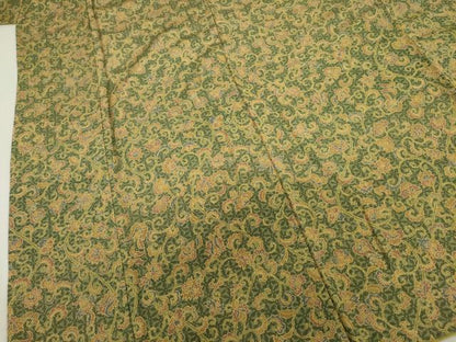 平和屋着物■上質な小紋　更紗花唐草文　正絹　逸品　DABJ2965ya