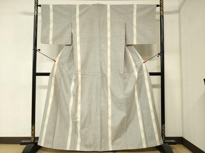 平和屋着物■上質な紬　80亀甲　間道　正絹　逸品　DABJ2975ya