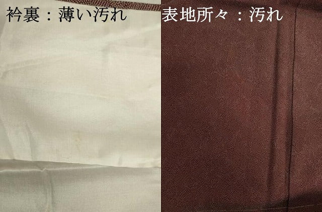 平和屋着物■江戸小紋　抽象文様　正絹　逸品DABJ2978ya