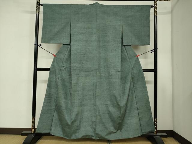 平和屋着物■上質な紬　霞文　正絹　逸品　DABJ2982ya
