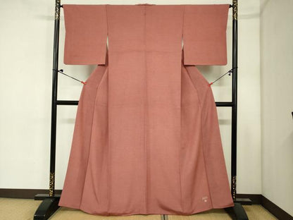 平和屋着物■江戸小紋　内田秀一　角通し　正絹　逸品　DABJ2983ya