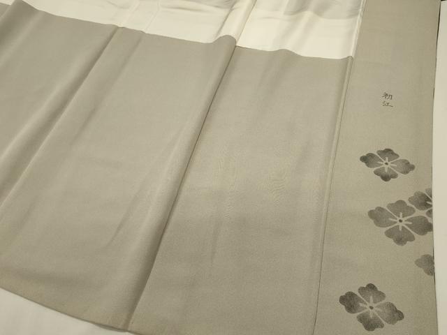 平和屋着物■色留訪問着　花菱文　澤井豊泉　暈し染め　金彩　正絹　逸品　DABJ2999ya