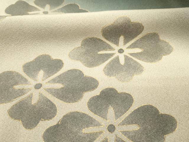 平和屋着物■色留訪問着　花菱文　澤井豊泉　暈し染め　金彩　正絹　逸品　DABJ2999ya