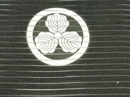 平和屋着物＊夏物　お宮参り　男の子　祝着　産着　初着　のしめ　絽　鷹　鷲　兜　銀彩　逸品　DABJ3016ea