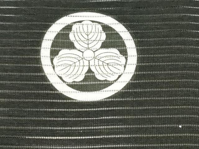 平和屋着物＊夏物　お宮参り　男の子　祝着　産着　初着　のしめ　絽　鷹　鷲　兜　銀彩　逸品　DABJ3016ea