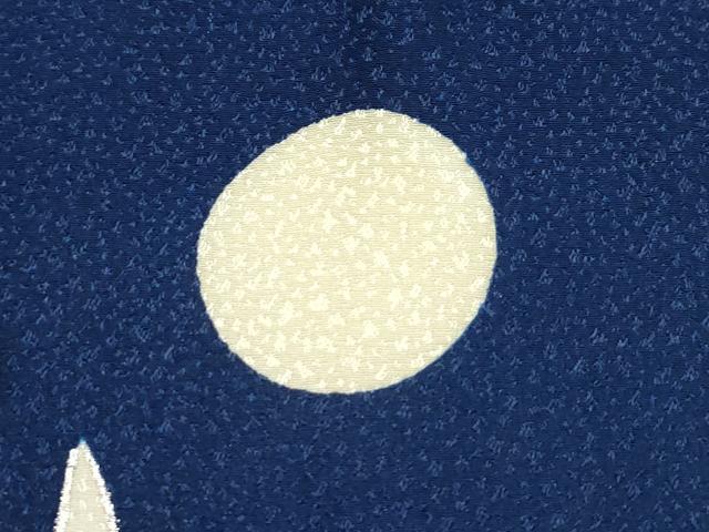 平和屋着物[]お宮参り　男の子　祝着　産着　初着　のしめ　駒刺繍　鷹　鷲　扇面　風神雷神　銀彩　逸品　DABJ3017ea