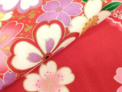 平和屋着物[]お宮参り　女の子　祝着　産着　初着　のしめ　熨斗鈴花文　金彩　逸品　DABJ3031ea