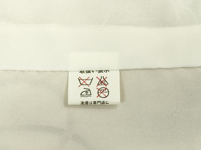 平和屋着物[]お宮参り　男の子　祝着　産着　初着　のしめ　鷹　鷲　器物松文　家紋並べ　金彩　逸品　DABJ3047ea
