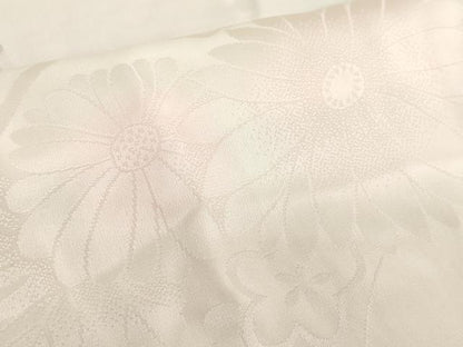平和屋着物[]女の子　子供　長襦袢　袷　地紙桐花地紋　暈し染め　半衿刺繍　逸品　DABJ3071ea