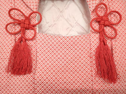 平和屋着物[]七五三　女の子　子供　被布　総刺繍　手毬文　DABJ3072ea