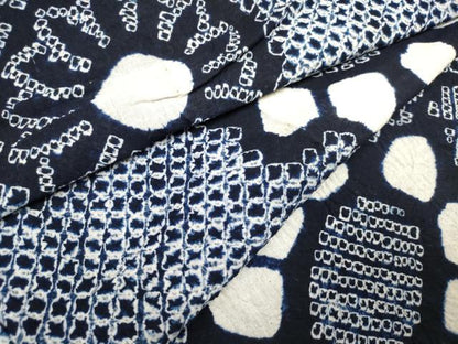 平和屋着物∴夏物　浴衣　有松鳴海絞り　向日葵　綿　逸品　DABJ3106ea