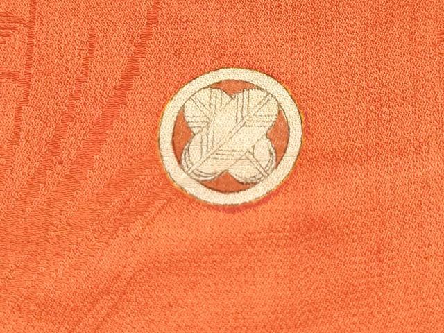 平和屋着物[]アンティーク　大正ロマン　お宮参り　女の子　祝着　産着　初着　のしめ　駒刺繍　風景花松文　暈し染め　逸品　DABJ3138ea