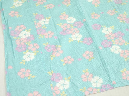 平和屋着物＊夏物　浴衣　女の子　子供　happylus　撫子間道　綿　DABJ3153ea