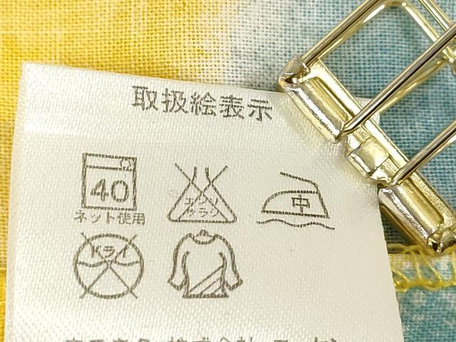 平和屋着物＊夏物　浴衣　女の子　子供　舞花文　水面　綿　DABJ3170ea