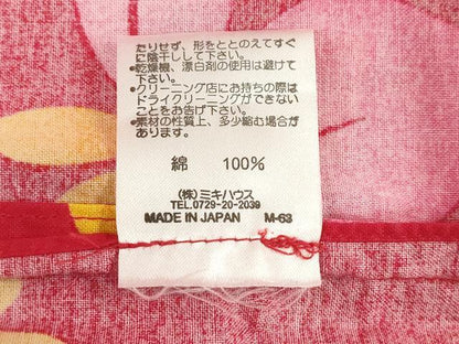 平和屋着物＊夏物　浴衣　女の子　子供　MIKI HOUSE　ミキハウス　杜若　蜻蛉　水面　日本製　綿　DABJ3179ea
