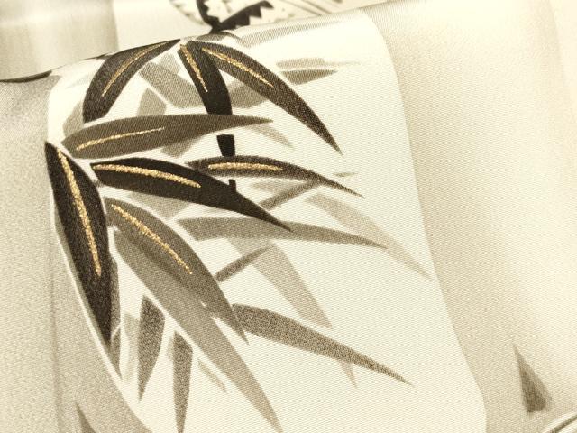 平和屋着物[]お宮参り　男の子　祝着　産着　初着　のしめ　手描き　鷹　鷲　竹林　金彩　逸品　DABJ3291ea