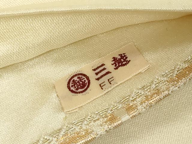 平和屋着物◎六通柄袋帯　道長鳳凰花文　金糸　三越扱い　正絹　逸品　DABJ3484ea