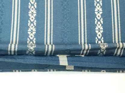 平和屋着物◎本場筑前博多織　半幅帯　献上　正絹　逸品　DABJ3507ea