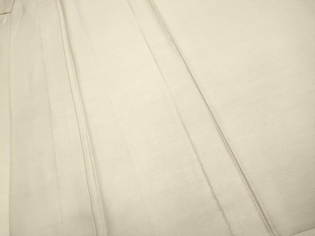 平和屋着物▽上質な色無地　単衣　灰梅色　正絹　逸品　DABJ3532du