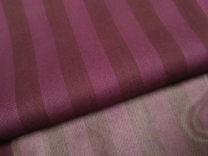 平和屋着物▽道行コート　スリーシーズン　春夏秋　塵除け　縞　ロング丈　正絹　逸品　DABJ3546du