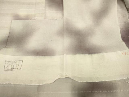 平和屋着物▽訪問着　単衣　霞文　暈し染め　反端付き　正絹　逸品　DABJ3557du