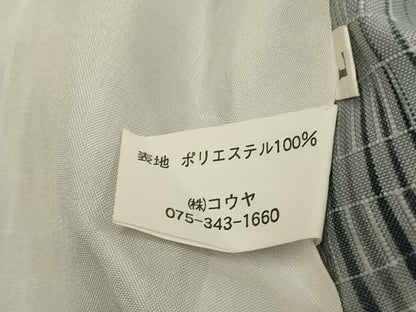 平和屋着物▽小紋　単衣　変わり間道　洗える着物　未使用　DABJ3565du