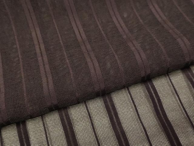 平和屋着物▽羽織　スリーシーズン　春夏秋　塵除け　縞　正絹　逸品　DABJ3573du