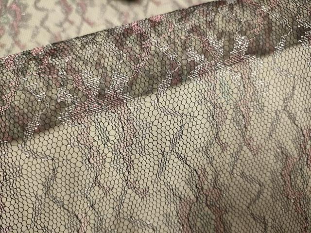 平和屋着物▽羽織　スリーシーズン　春夏秋　塵除け　舞花文　銀糸　DABJ3595du